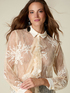 Lace shirt with ruffles image number 2