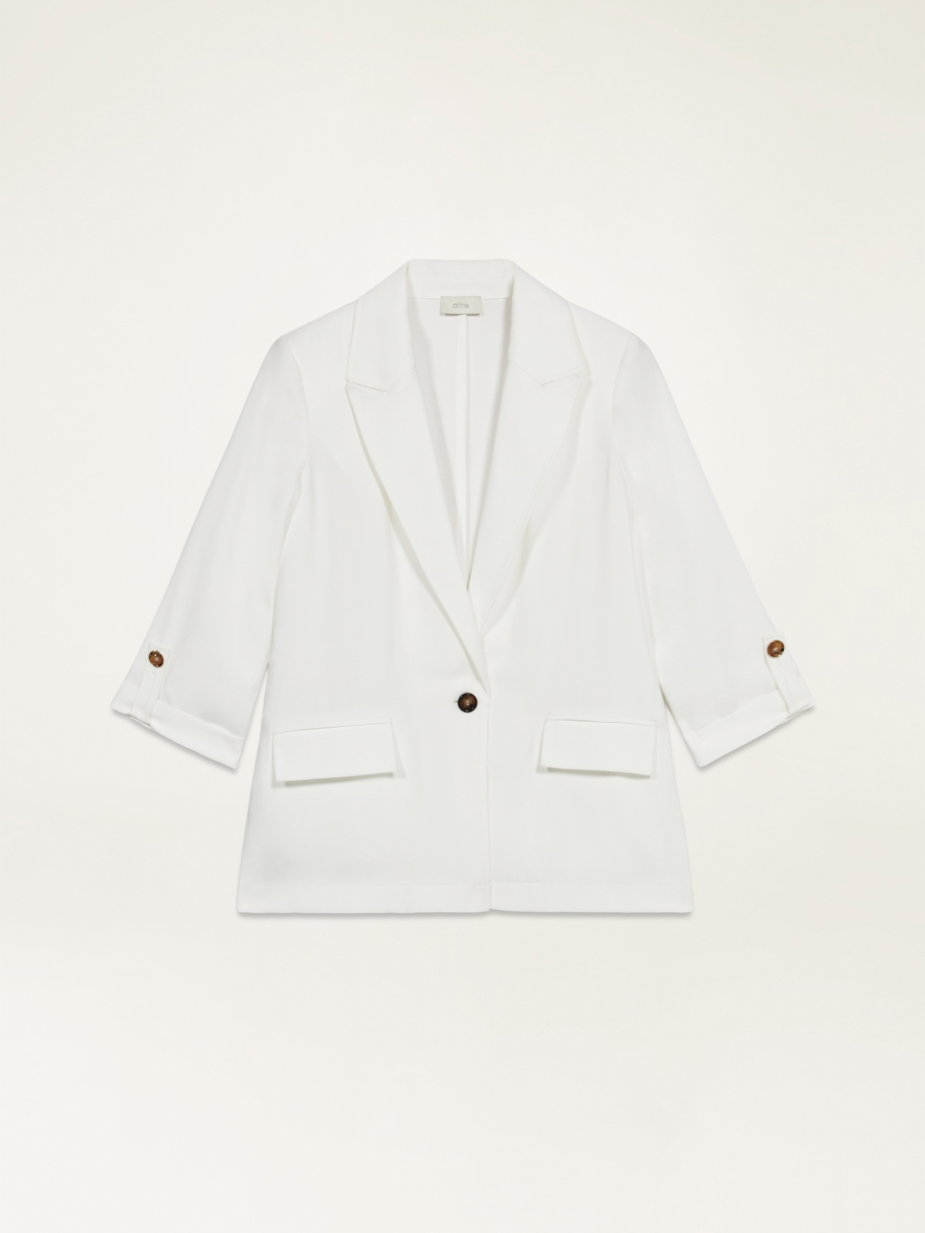 Blazer in twill di viscosa image number 4