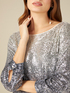 Blusa in paillettes sfumate image number 2