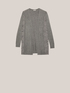 Cardigan misto cashmere con pizzo image number 3