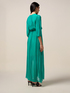 Vestito lungo misto seta image number 1