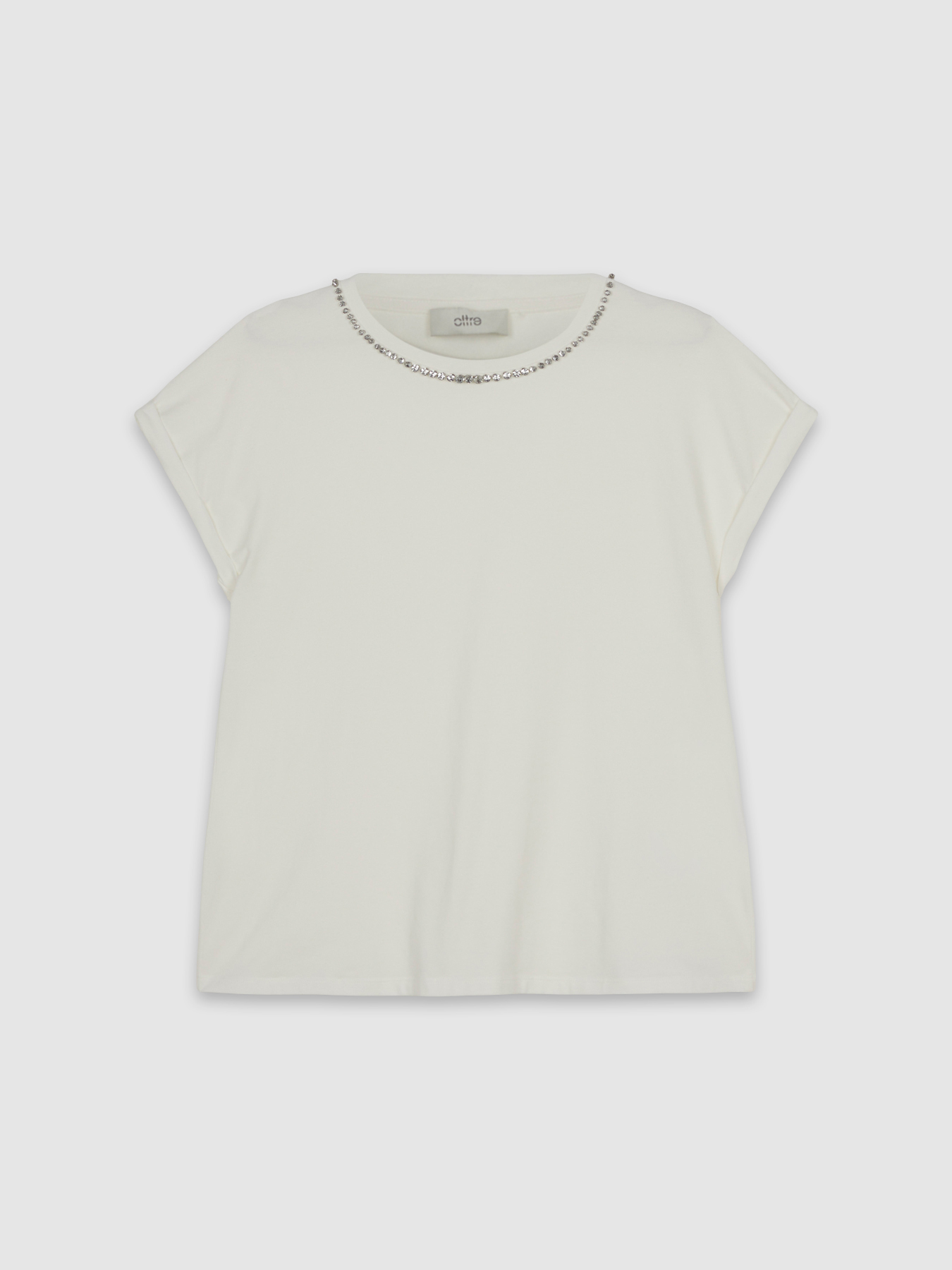 T-shirt avec pierres image number 3