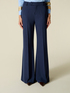 Yarn-dyed palazzo pants image number 3