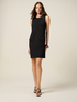 Fluid sheath dress with pockets and buttons image number 0