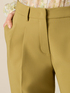 Pantaloni cropped con pinces image number 2