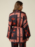 Kimono din satin de v&acirc;scoză image number 1