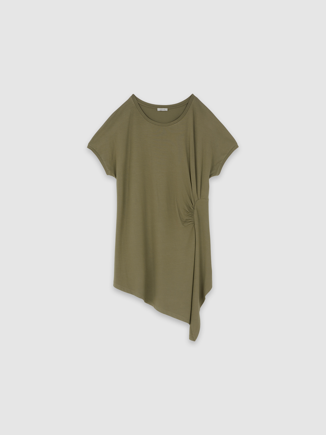 T-shirt asimmetrica a righe image number 3
