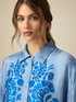 Patterned viscose shirt image number 2