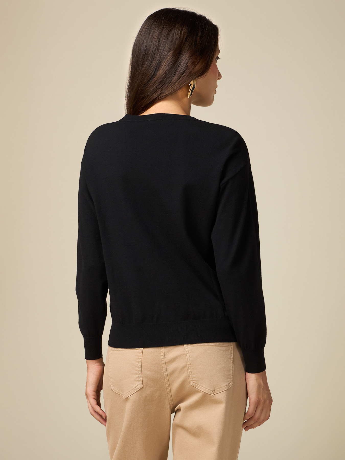 Sweater with jewel detail image number 1