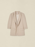 Gerader Blazer mit Dreiviertel&auml;rmeln image number 3