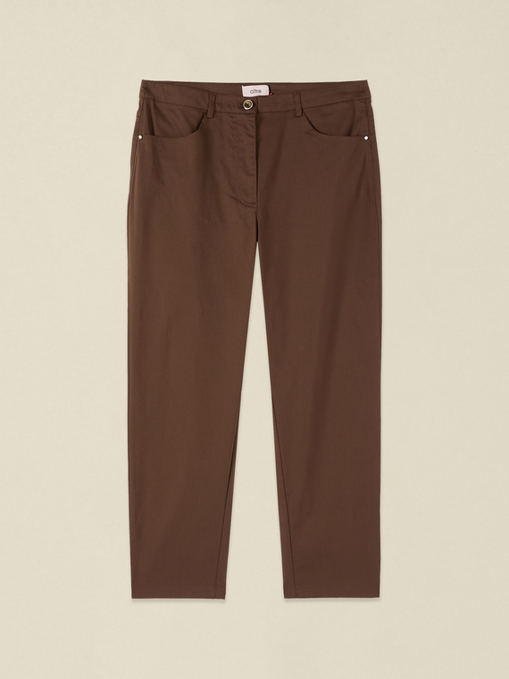 Capri-Hose aus Baumwollmischung