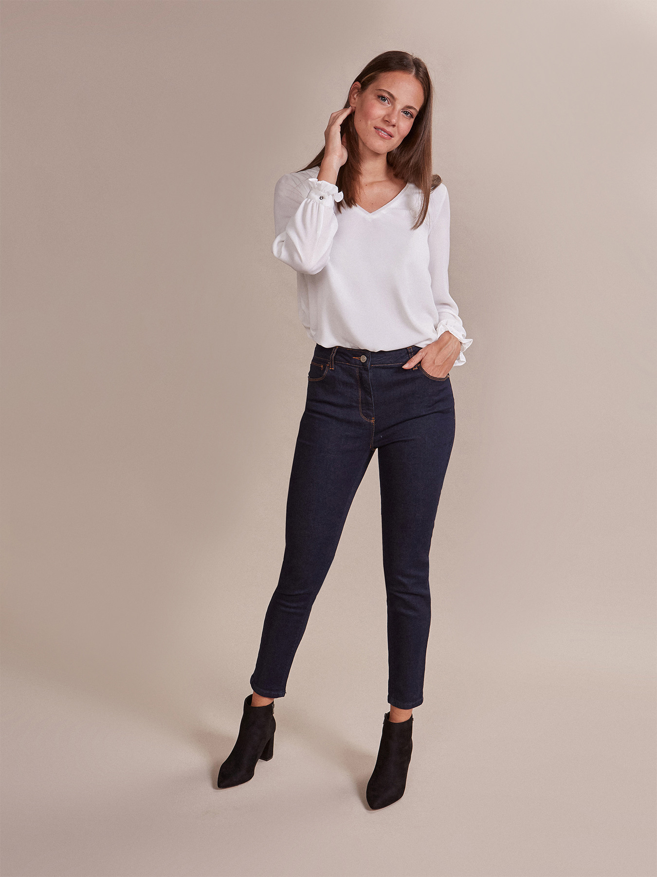 Jeans skinny rinse modello Paris image number 0