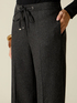 Pantalones cropped de franela con cord&oacute;n image number 2