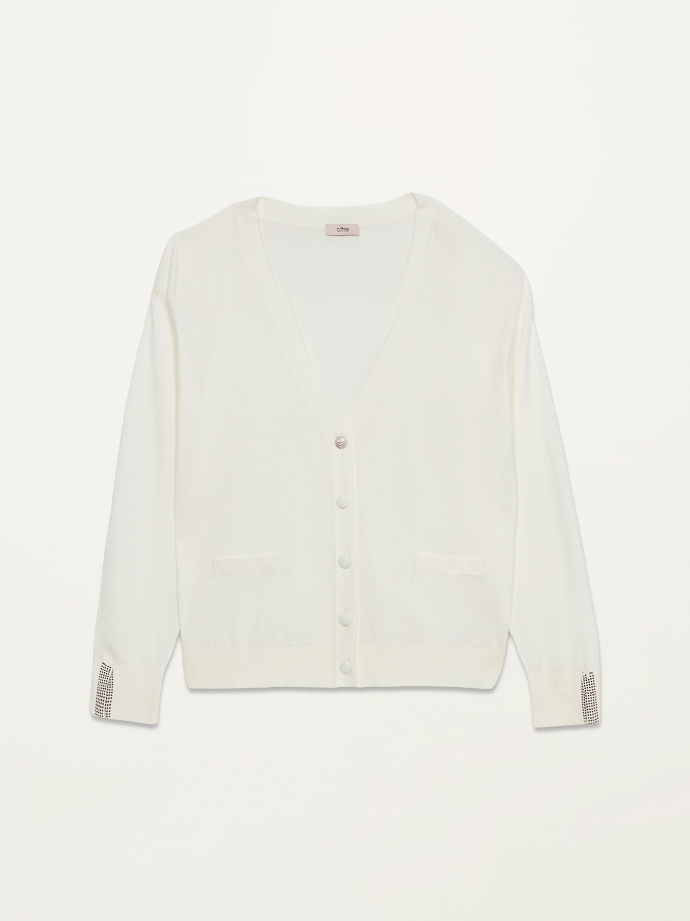 Cardigan con dettaglio gioiello image number 3