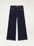 Umweltfreundliche Cropped-Jeans mit weitem Bein image number 4