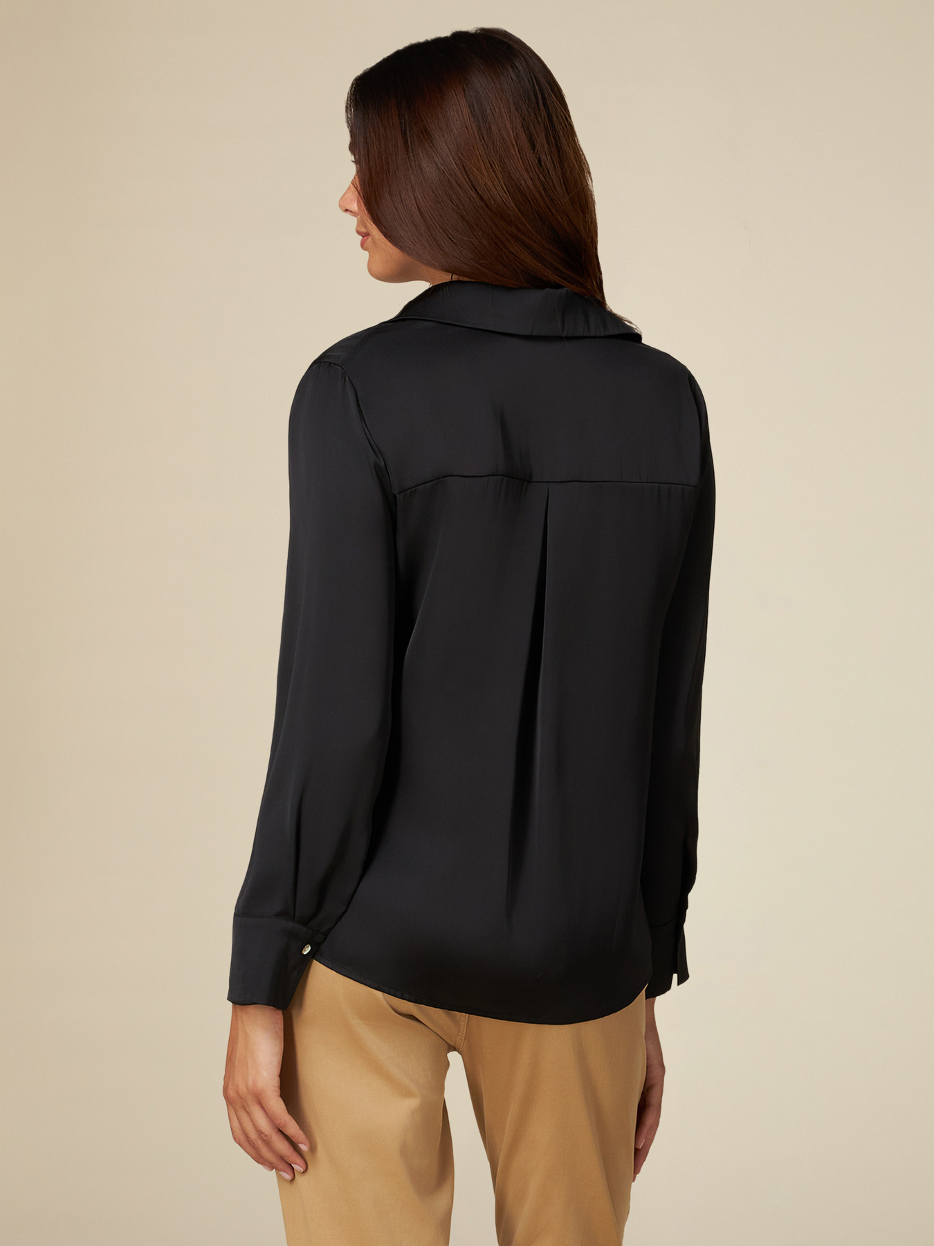 Camicia in raso image number 1