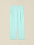 Cr&ecirc;pe fabric trousers with pleats image number 4