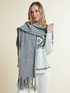 Angora blend scarf with sequins image number 3