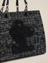 Tracolla in tweed con applicazione image number 4