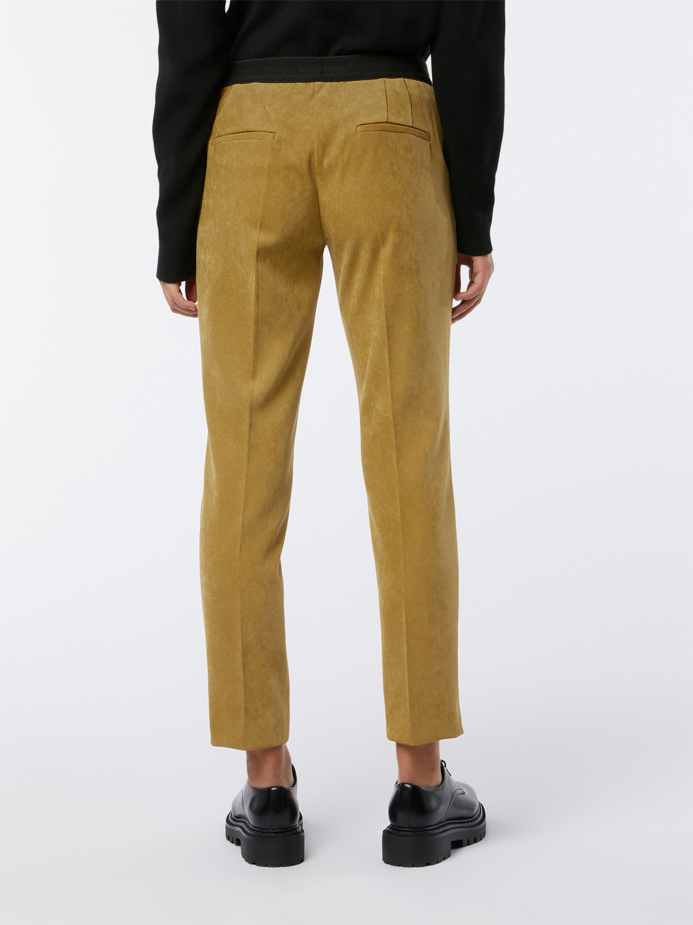 Velvet skinny trousers image number 1