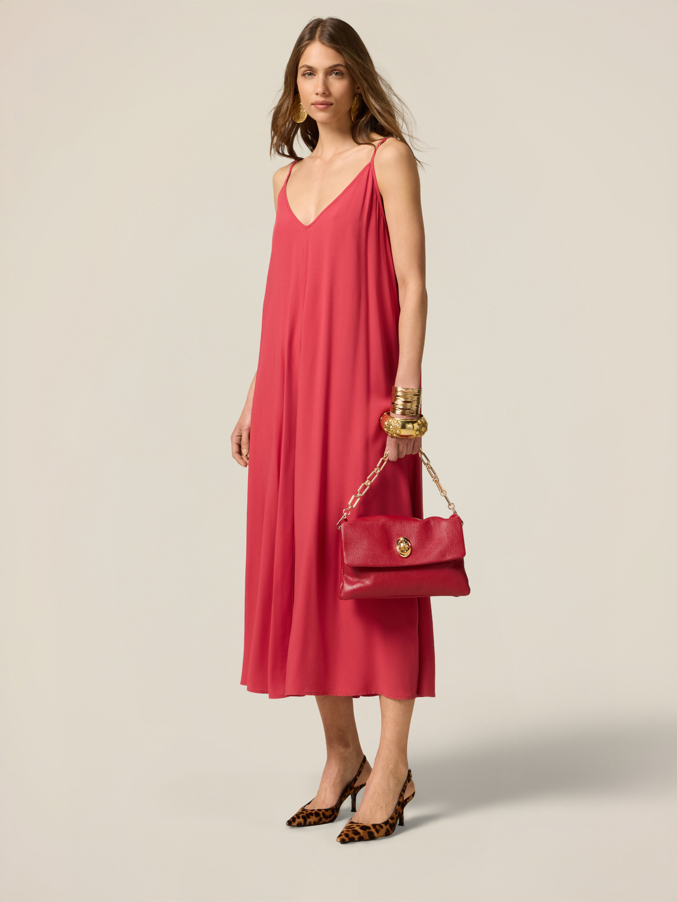 Langes Kleid aus Viskose image number 3