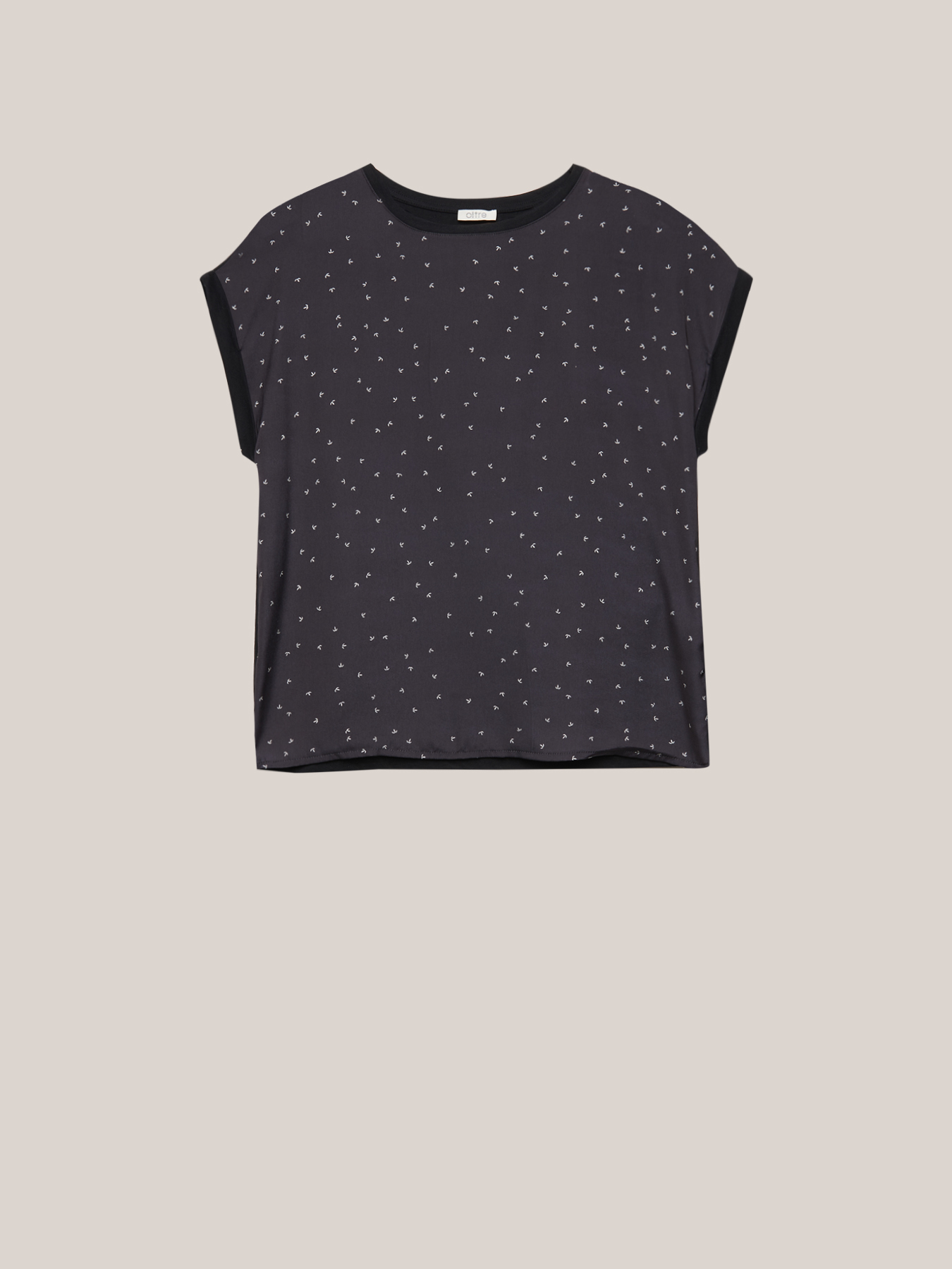 T-shirt fantaisie bi-mati&egrave;re image number 3