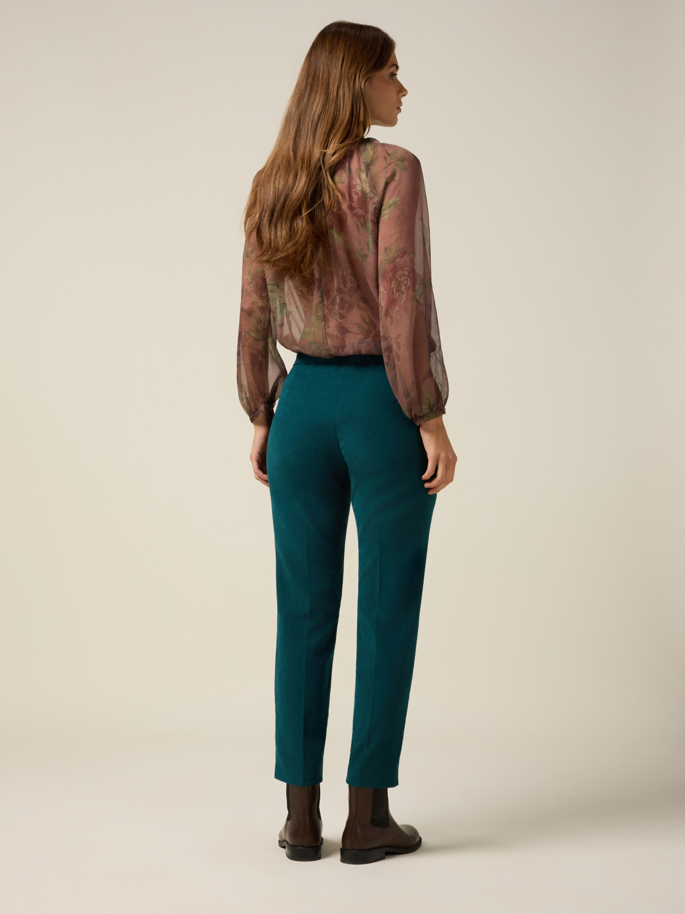 Regular corduroy pants image number 1