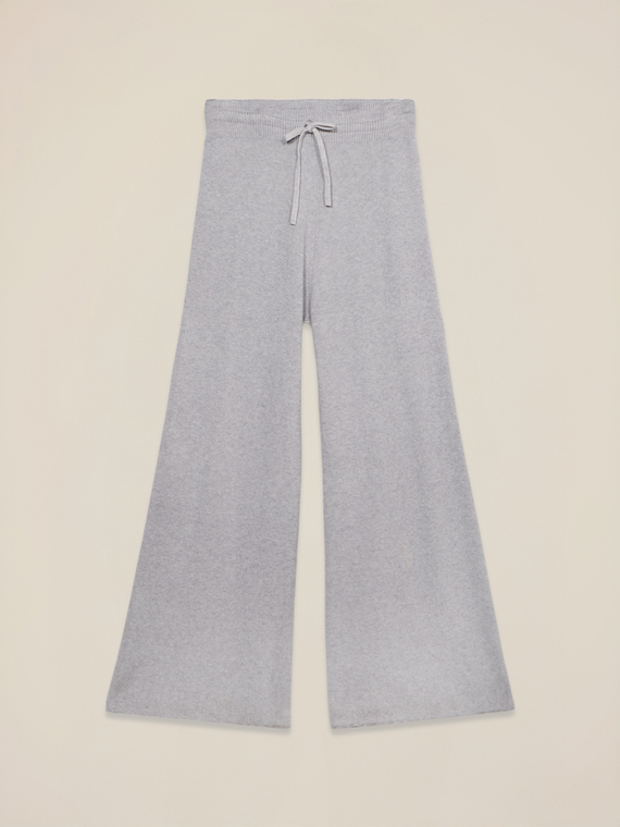 Knit palazzo pants