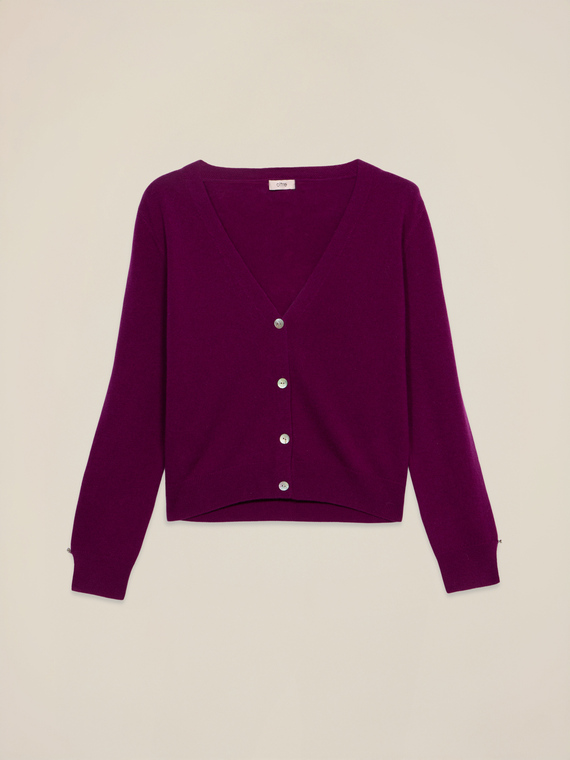 Cardigan en laine et cachemire