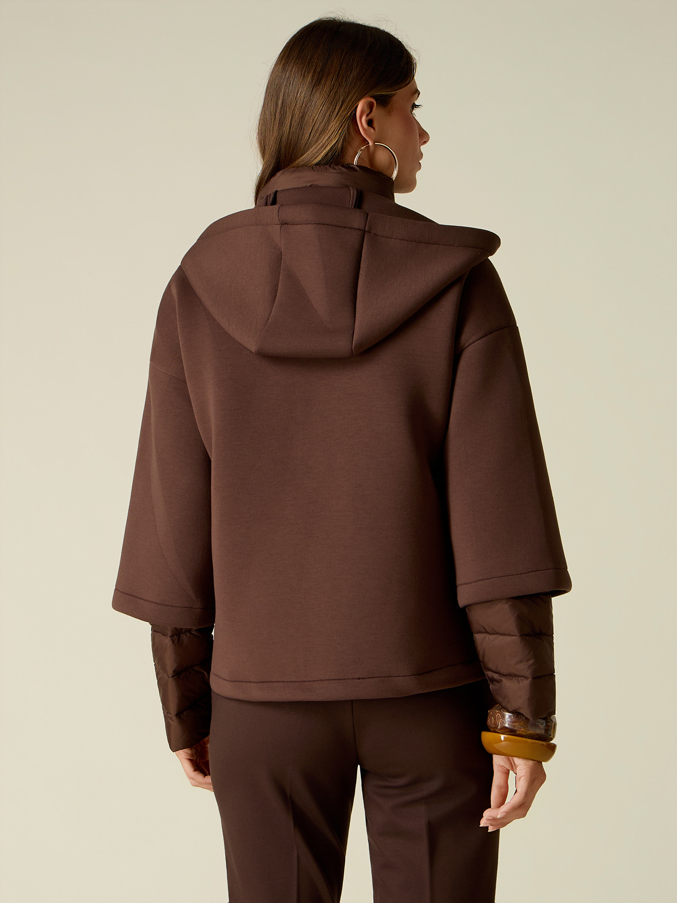 Scuba cape with detachable down liner image number 1