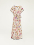 Rochie lungă cu imprimeu floral image number 4
