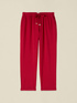 Pantalones cropped de tela mezcla viscosa image number 4