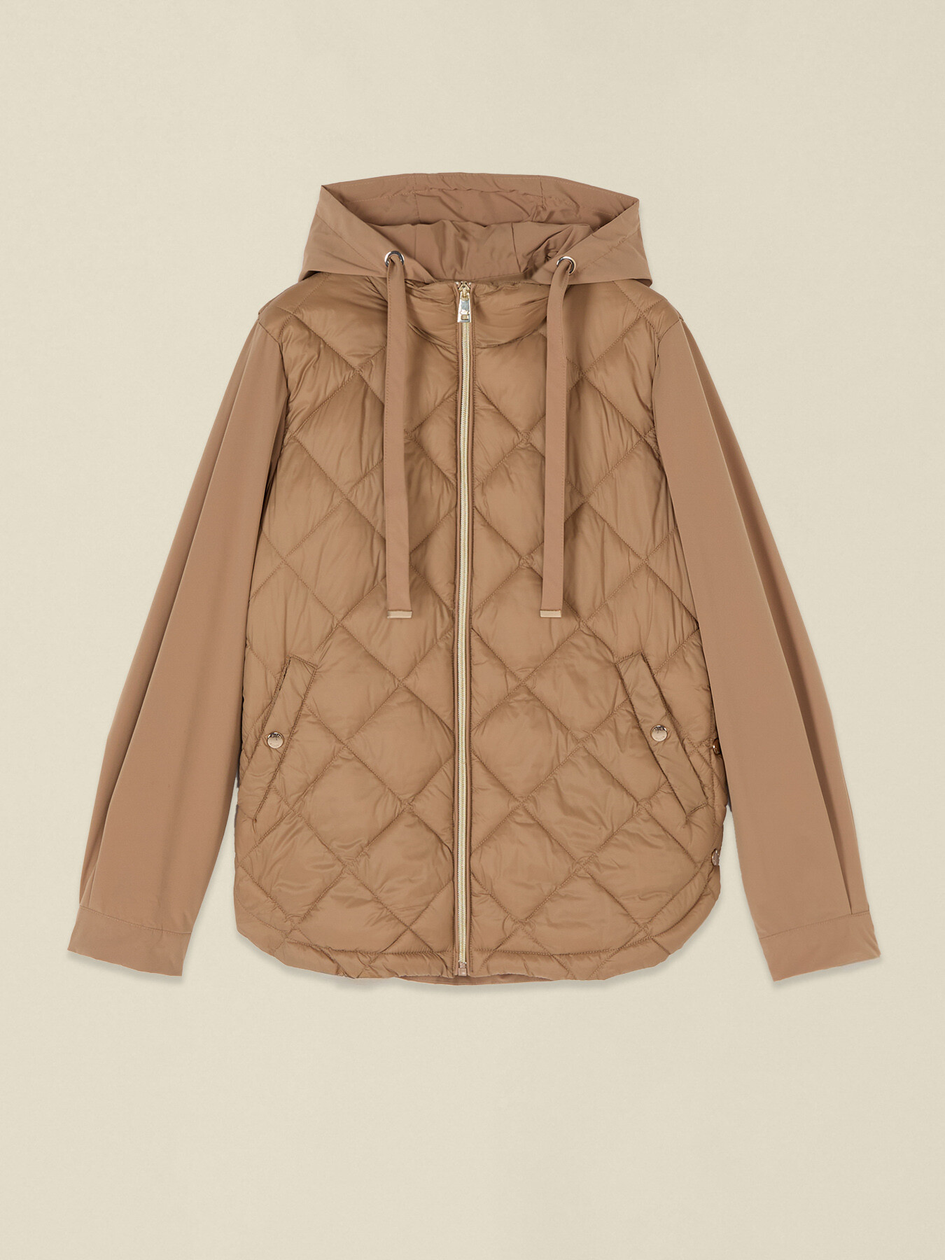 Quilted jacket with hood image number 3