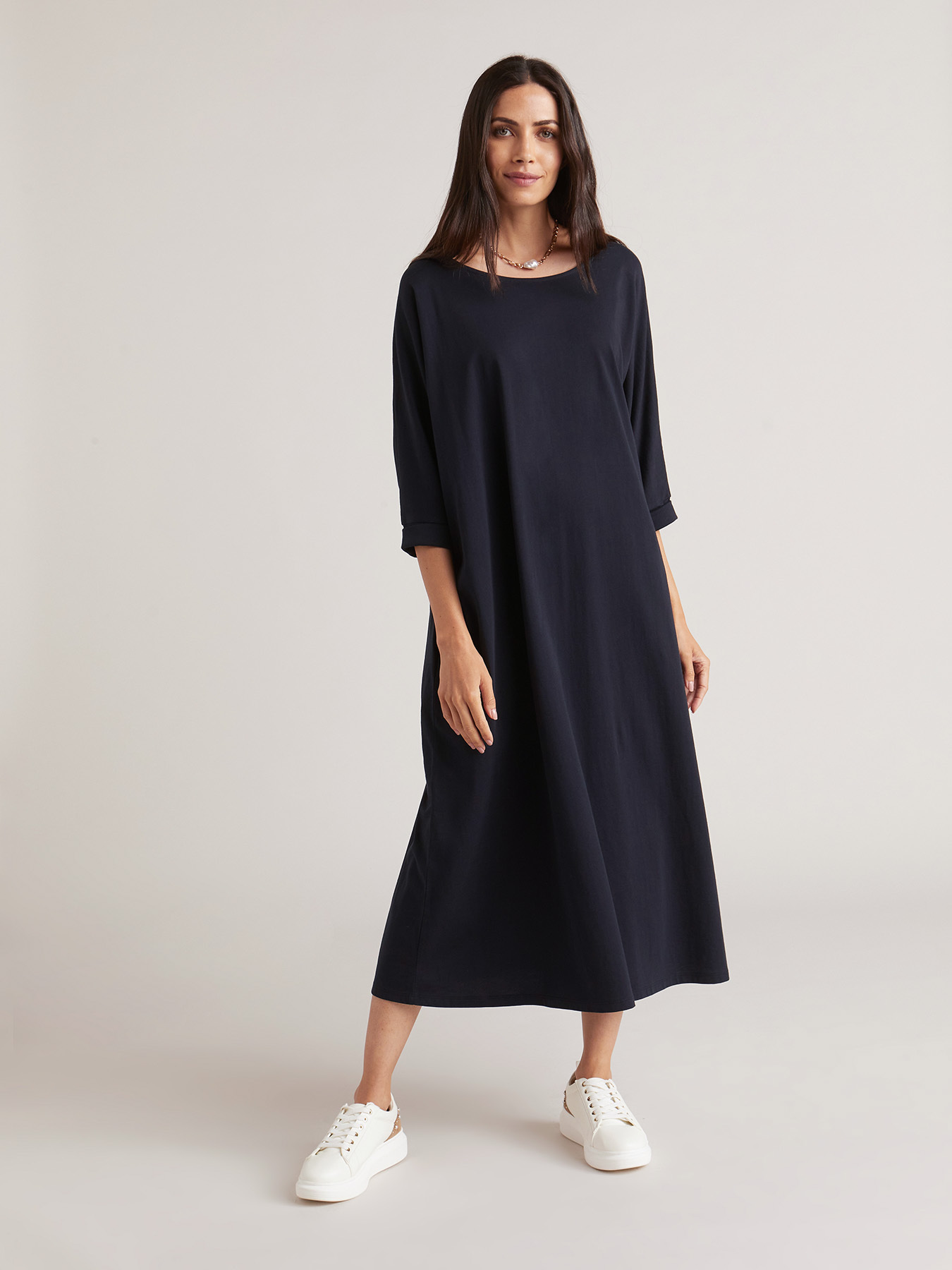 Oversized jersey dress image number 1