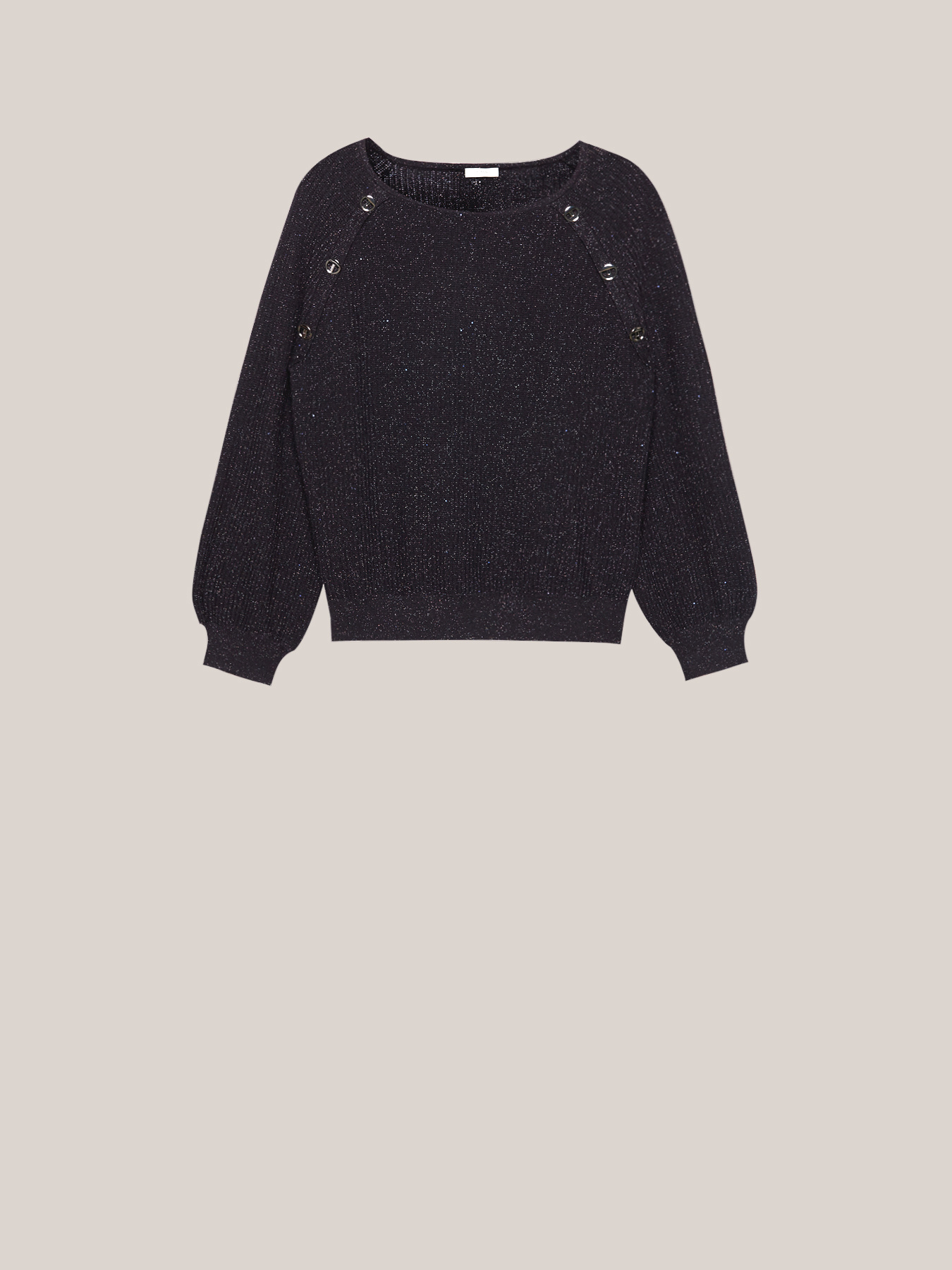 Pull lurex avec micro-paillettes