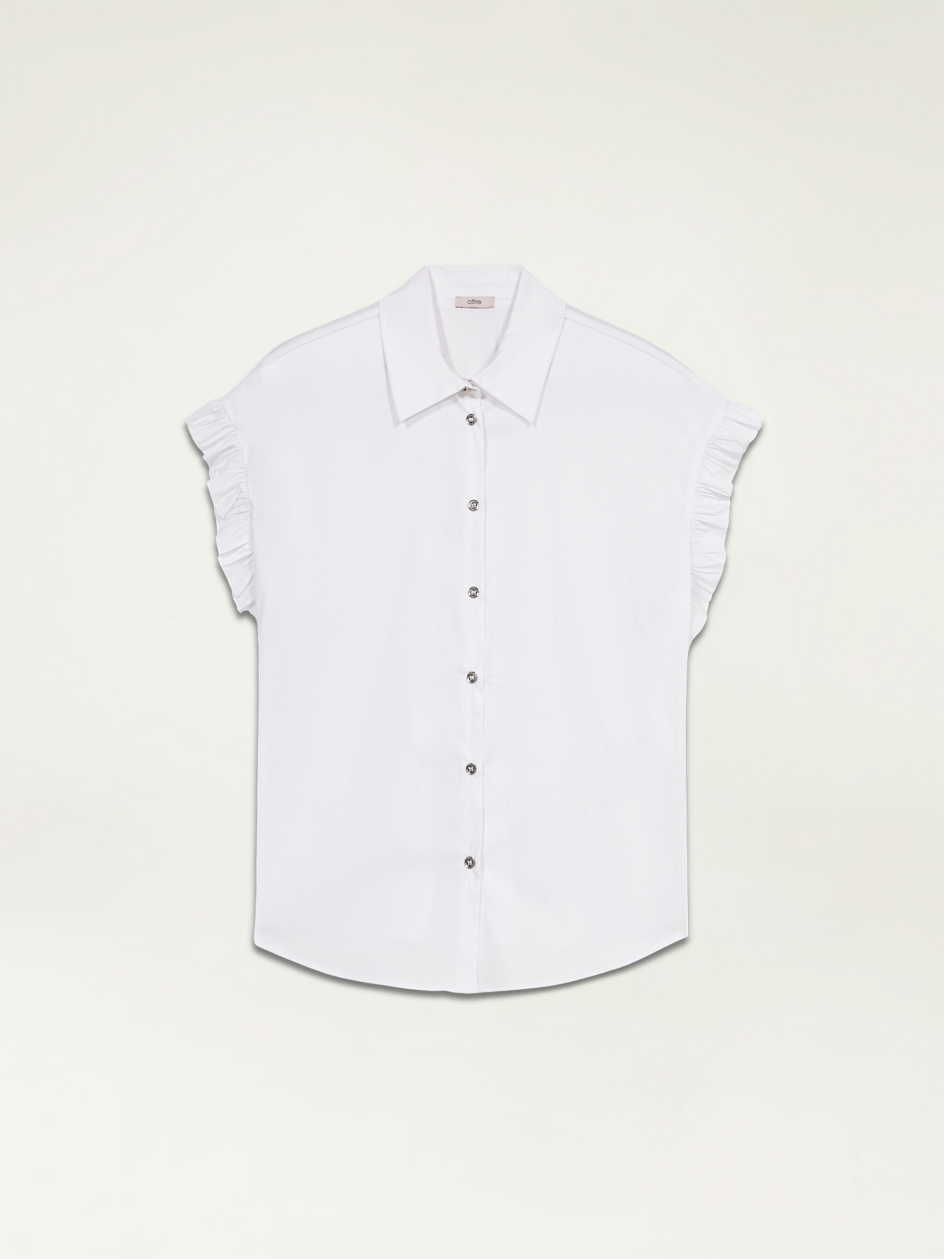 Camicia a kimono con volant image number 3