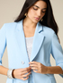 Crepe fabric blazer image number 2
