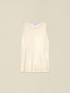 Metallic effect jersey top image number 3