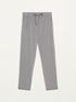 Soft touch joggers in mélange plush image number 4