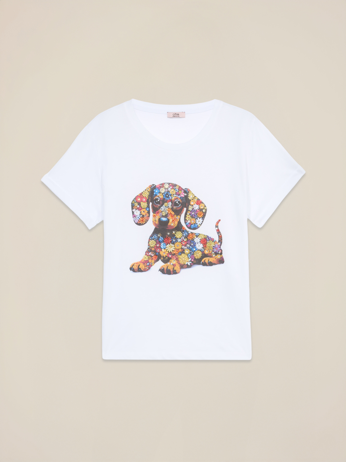 Tricou cu imprimeu și aplicații image number 3