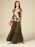 Patterned viscose blouse image number 3