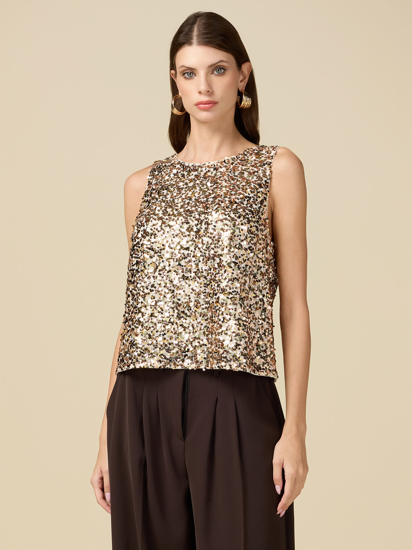 Fully sequinned top image number 0