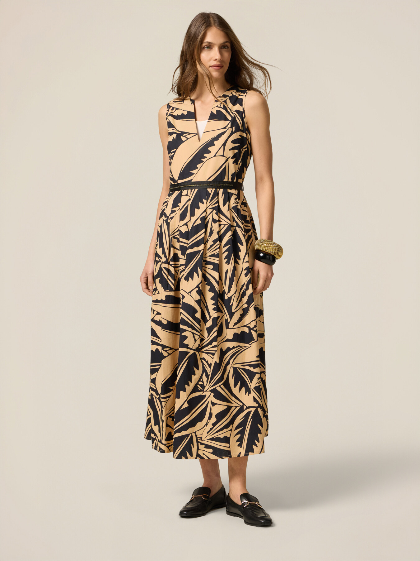 Vestito in popeline fantasia image number 0