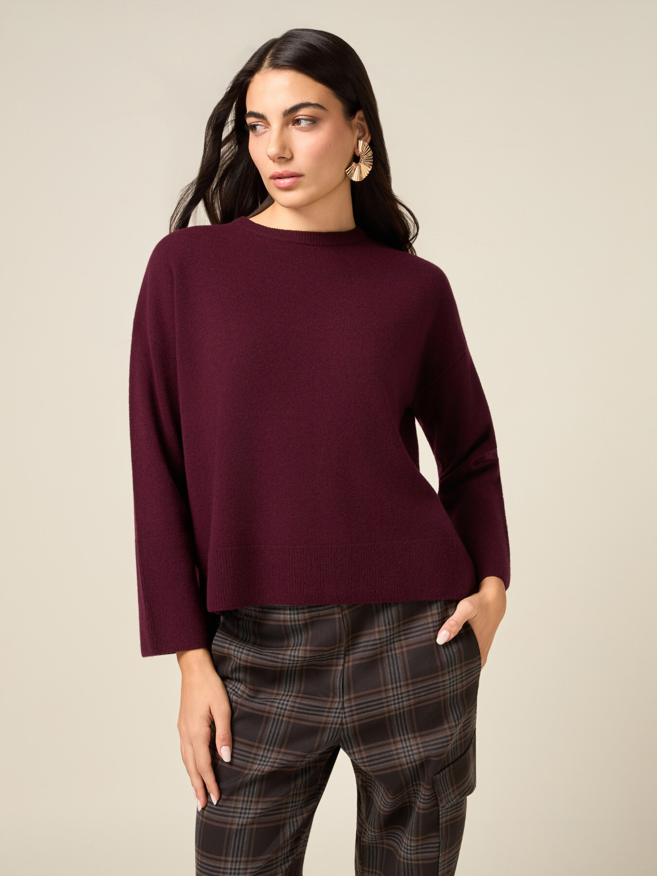 Pullover mit Rundhalsausschnitt aus reiner Wolle image number 0