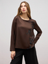 Blusa con ricamo in paillettes image number 0