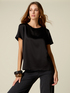 Two-material T-shirt image number 0