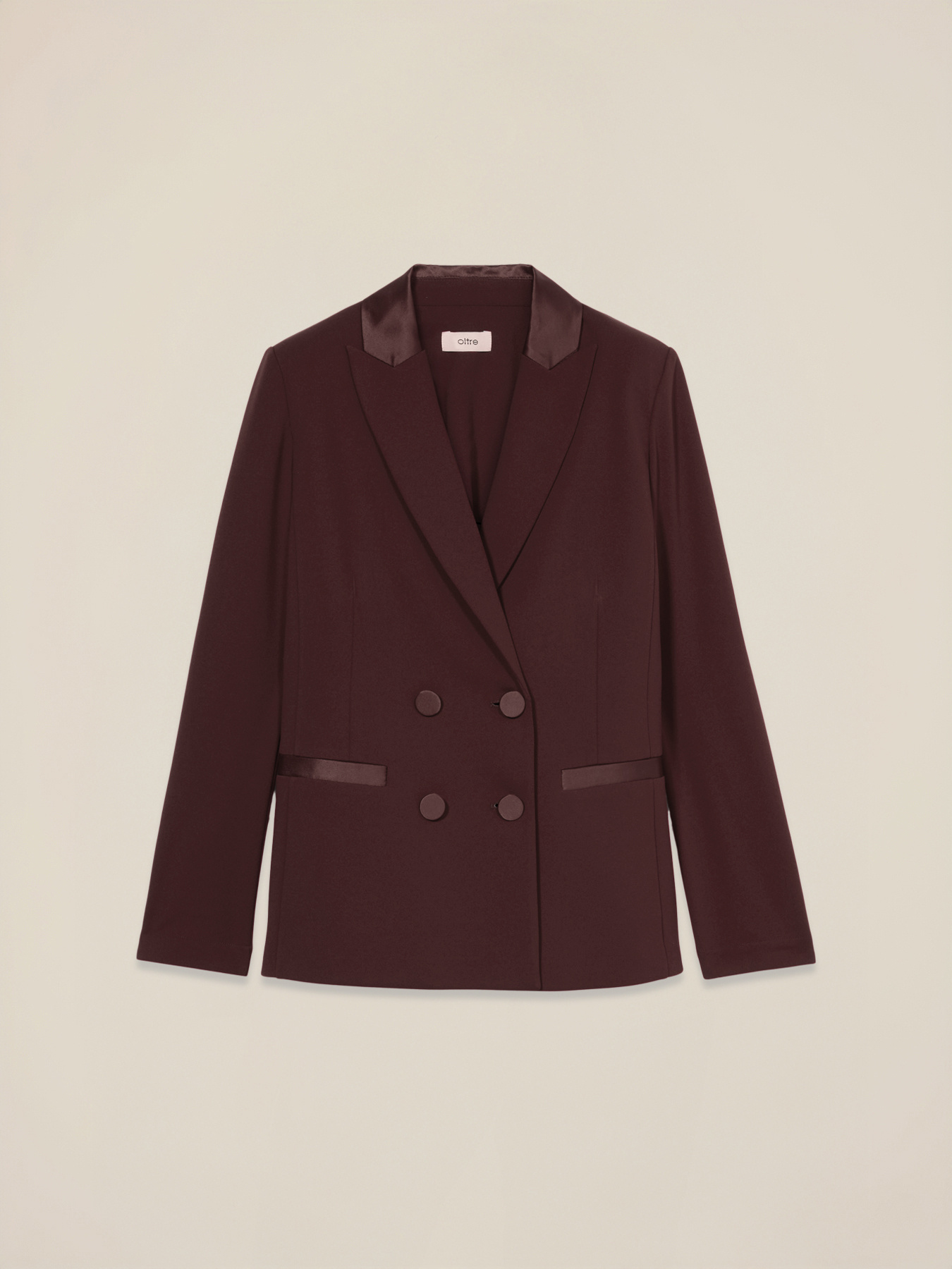Blazer crois&eacute; avec boutons recouverts image number 4