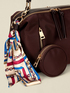 Borsa a tracolla con foulard, catena e mini pouch image number 3