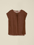 Patterned cr&ecirc;pe blouse image number 3