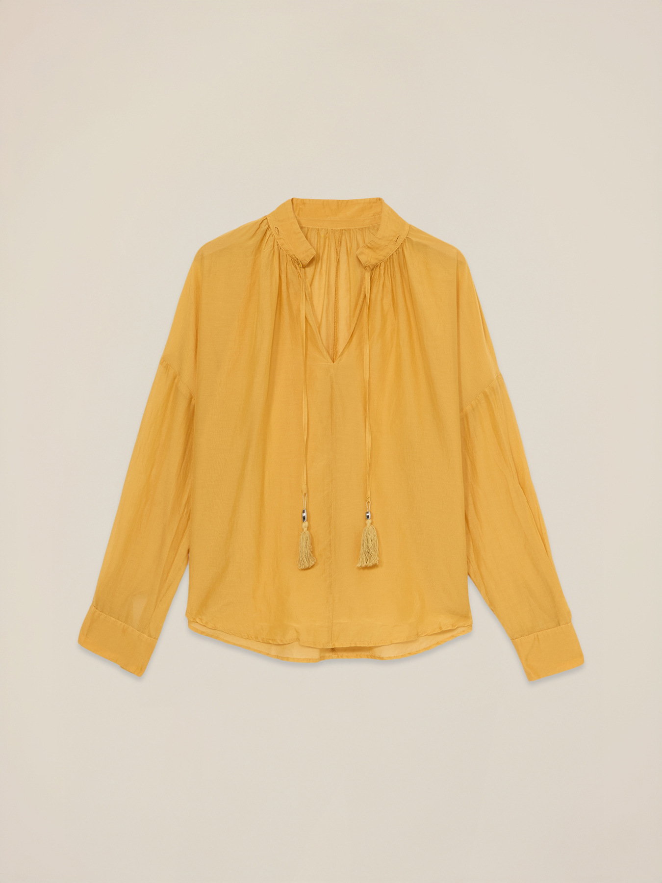 Bluse aus Seiden-Musselin-Mischgewebe image number 3